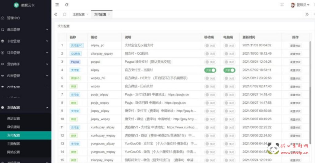 图片[3]|值联云卡自动售卡，自动发卡商业系统v2.0.0+搭建教程