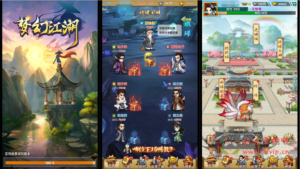 A-139 Q版武侠类闯关卡牌回合手游【梦幻江湖】+linux服务端源码+视频架设教程+完善GM授权后台工具+安卓苹果IOS双端版本|醉心素材|手游源码|端游源码|资源教程|工具分享|免费源码