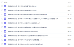 S-025 向老师微信开发宝典视频教程 微信开发视频教程|醉心素材|手游源码|端游源码|资源教程|工具分享|免费源码